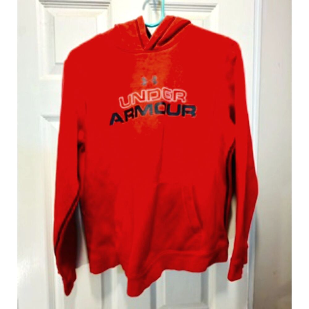 Under Armour Red Kids Unisex Sweatshirt Size YXL